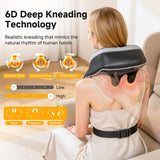 Senluyi 6D Neck Massager for Pain Relief Deep Tissue, Kneading Shiatsu Neck and Shoulder Massager with Heat,Cordless Massager for Back and Shoulder Pain, Mothers Day Gifts for Women Fathers Day Men