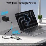 WAVLINK Laptop Docking Station, Quad Monitors, Dual DisplayPort, HDMI, VGA