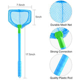 Coopay 4 Pieces Butterflies Fishing Net Catching Bug Floating Bait Beach Nets for Outdoor Playing (Rose Red, Orange, Blue, Green)