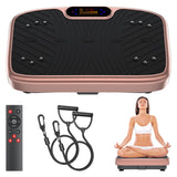 WATEYA Vibration Plate Exercise Machine Vibrating Platform for Fun Lymphatic Drainage and Weight Loss, Vibrant Home Workout Equipment with 1-200 Speeds, Stylish Fitness Gear (Pink)