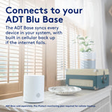 ADT Blu Video Doorbell Camera, 2K HDR, Wireless or Wired, Plan Required