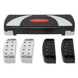 BalanceFrom Aerobic Step Platform Trainer with Adjustable 3-Level Risers, 400 Pound Weight Capacity – Non-Slip Exercise Stepper for Cardio, Strength, and Fitness Workouts at Home or Gym
