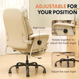 Ergonomic Office Chair with Footrest High Back Computer Desk Chairs Indoor Lounge Chair with Wheels
