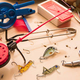 Skylety 10 Pieces Mini Fishing Lures Micro Fishing Hard Baits Crankbaits Panfish Lures Baits Topwater for Freshwater Saltwater Trout Bass Perch with Box Gear Gifts