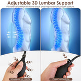 Flannel Full Body Massage Mat Electric Multifunctional Massage Chair Pad with 9 Vibration Modes Heat Timer Shiatsu Neck Foot Massager Lumbar Pillow Carry Bag Earplugs Anti-Slip Bottom for Mom Gift