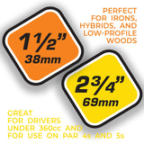 Pride Golf Tee Pride Performance Combo Pack (50 Count: 40 2-3/4" & 10 1-1/2")