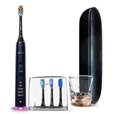 Philips Sonicare DiamondClean Smart 9750 Electric Toothbrush, Sonic Toothbrush with App, Pressure Sensor, Brush Head Detection, 5 Brushing Modes and 3 Intensity Levels, Lunar Blue, Model HX9954/74