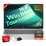 HP 15.6" Touchscreen FHD Laptop-AMD 8 core Ryzen 7-7730U 16GB RAM 512GB SSD