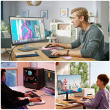 Laokiiy Mouse Pad with Wrist Rest & Keyboard Wrist Rest, Memory Foam