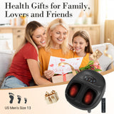 CuPiLo Foot Massager with Heat, FSA Eligible HSA Store Upgraded Full Foot Shiatsu Massage for Neuropathy, Remote Control Multi-Level Settings, Feet Massager for Plantar Fasciitis, Gifts for Men Women