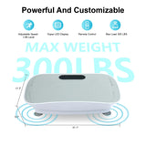 Furrnook Smart Auto Vibration Plate – 10-Level Silent Shaker Machine for Weight Loss, Toning & Massage | No-Remote Patented Start-Stop (Grey)