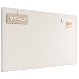 Fluxynara Large Felt Bulletin Board,70.8" x 47.2", Oatmeal