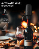 Rossedlyn Rechargeable Electric Wine Opener Gift Set - Aerator, Bottle Opener, Foil Cutter, Wine Vacuum Pump and Stoppers for Home Bar Outdoor Party