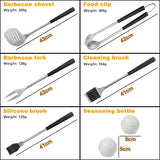 Golf Gifts for Men Grilling Accessories 8pcs Golf BBQ Grill Tools Utensils Set, Easter Basket Stuffers + More.