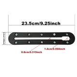 2 Pack Fishing Rod Holder with Track Mount (2Pack Extender Rod Holder with Rail) HiUmi