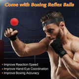 YORWHIN Hanging Punching Bag for Adults, 4FT PU Heavy Bag Boxing Training Equipment with 12OZ Gloves, Reflex Ball, Wristband (Unfilled)