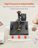 15x15 Inch Professional Swing Away Digital Tshirt Press Machine for Sublimation, Vinyl, Heat Transfer Projects