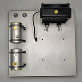 MechPuConToy Mini Engine Accessory, Oil Tank + Bracket + Water Cooling Set All-in-One Aluminum Alloy Base Starter Kit for TOYAN FS-V800WGPC Engine Model