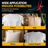 15x15 Digital Heat Press Machine,Threadable U-Shaped Base,for T-Shirts