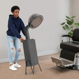 1200W Professional Hooded Hair Dryer, Adjustable Standing Hair Dryer with 2 Wheels and 6.56ft Long Power Cord, Salon Dryers with Hood, Room Temperature to 70 ℃/158℉