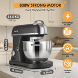 8.4QT Commercial Stand Mixer 800W with Aluminum Die Casting Meets the Standard of NSF