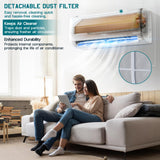 Albott 9000 BTU Mini Split Air Conditioner Heat Pump, Inverter Ductless AC, Cools up to 450 Sq. Ft, Energy-Efficient with Self-Cleaning, SEER2 18.5, 208-230V