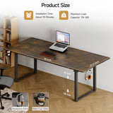 Standing Desk, 71x32 Inches Rectangle Stand Up Desk with 4 Legs, Dual Motor and Memory Controller