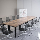 Bonzy Home Conference Tables 14ft Office Computer Desk for Meeting Room Study Writing Printer Table for 16 People