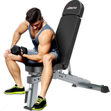JOROTO Weight Bench, Adjustable Workout Bench Press, Foldable Strength Training Benches for Home Gym Full Body Workout, Incline Decline Flat Utility Workout Bench JOROTO