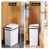 Yatmung 2.5 Gallon Smart Trash Can Sensor Motion - Touchless Bathroom Trash Can