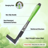 6-Piece Garden Tool Set, Heavy Duty Gardening Hand Tools with Soft Rubber Handle, Including Trowel, Rakes