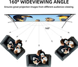 lejiada Giant 180 inch Projector Screen with Stand (Requires 14FT Space), 15FT Massive Outdoor Movie Screen 4K HD Front/Rear Projection, Foldable Anti-Crease Theater Screen with 2 Sandbags & Bag