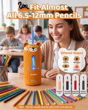 AFMAT PSY1 Electric Pencil Sharpener, Fully Automatic, for 6.5-12mm Pencils
