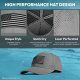 S A Soul of Adventure Performance Snapback Hat | Water-Resistant Baseball Cap for Men & Women