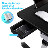 Laptop Lap Desk for Bed, SAIJI X-Large Adjustable Laptop Table