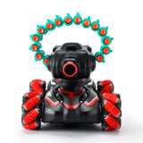 BOKSYUR Rc Car Shoot SoftBullet,Fits for Nerf,Rc Tank that Shoots,Battle ANK with Remote Control Tank that Shoots Foam Darts-Stunts,16Foam Darts- Birthday Presents ForKids 7 8 9 10 11 Year Old（red）