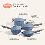 Our Place Cookware Set, 13-Piece Ceramic Nonstick Pots & Pans with Utensils