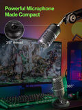 USB Microphone, EMP Desktop Condenser PC Microphones for Steaming Podcast Mic Recording Gaming Zoom Meeting YouTube Moman