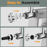 Facelle Electric Meat Grinder for Home Use #5, Powerful Motor 2000W Max (300W rated), SUS Blades & 3/5/7mm Grinding Plates,Sausage Stuffer & Kubbe Kit, Food Grinder for Burgers, Kibbeh, Beef Sticks