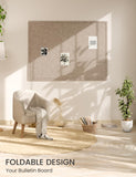 Fluxynara Felt Bulletin Board, 47.2" x 35.4", Khaki