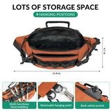 85Pcs Fishing Tool Kit, Fishing Tackle Box with Tackle Sling Bag Included, Fishing Pliers Kit Fishing Bait Lure Gear Kit with Fishing Waist Pack for Kids & Adults THKFISH