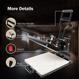 PowerPress Industrial-Quality Digital Sublimation Heat Press Machine for T Shirt