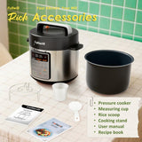 Fullwill 9-in-1 Electric Pressure Cooker, 12 Presets Instant Multi Cooker, Olla de Presion Nonstick Pot 6 Quarts Slow Cooker, Rice Cooker, Steamer, Sauté, Yogurt Maker, Warmer