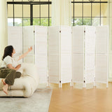 Room Dividers and Folding Privacy Screens, Wood Louvered Separators Divider Wall for Home Office