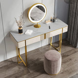 Simple Makeup Desk Lamp for Dressing Table Small Family Room Modern Design Rock Board Freestanding Lighting Bedroom Elegant and Functional Lighting