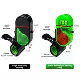 MuNanshan New 4Pcs Fishing Bite Alarm, Sensitive Electronic Fishing Alarms Indicator, Sound Bite Alert Bell with LED Lights (HBL-02E)