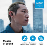 True Wireless 4 Smart Earbuds with Bluetooth 5.4, Crystal-Clear Sound, Comfortable Design, Black Copper Sennheiser