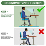 UPGRAVITY Extra Large Keyboard Tray Under Desk White