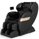 Real Relax Massage Chair Full Body of Dual Core S Track,Zero Gravity Realiner with App Control,Bluetooth,Foot Roller,Home or Office Use,Black and Gold
