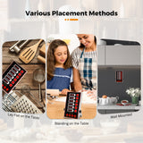 BEAMNOVA 6 Channel Digital Kitchen Timer with Loud Adjustable Alarm, Stainless Steel Commercial Cooking Timer Reminder for Restaurant, Bakery, Multi Dish Cooking & Food Prep, 0-99h Countdown